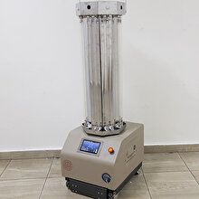 Meslek lisesi robot geliştirdi: Ultraviyole ışınlarıyla dezenfeksiyon yapabiliyor