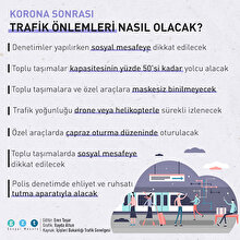 Korona sonrası trafik önlemleri nasıl olacak?