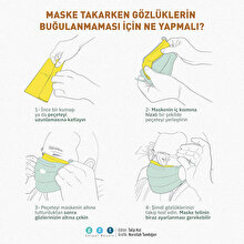 Maske takarken gözlüklerin buğulanmaması için ne yapılmalı?