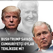 Bush ve Trump arasındaki çekişme Biden’a yarar mı?
