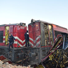 Malatya'da iki yük treni çarpıştı