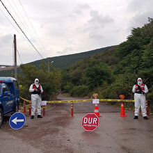 Kocaeli'de bir sokak karantinaya alındı