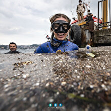 Şahika Ercümen, İstanbul Boğazı'ndaki kirliliğe dikkati çekti