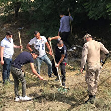 Kaza yapan araçtan etrafa altınlar saçıldı: Jandarma dedektörle arıyor