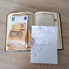 Karantina için yurtlarında kaldığı öğrencilere yüzlerce euro bıraktı