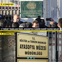 Ayasofya'daki fresklerin nasıl kapatıldığı ilk kez görüntülendi