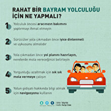 Bayram yolculuğuna çıkarken nelere dikkat edilmeli?