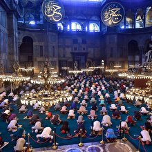 86 yıl sonra Ayasofya-i Kebir Cami-i Şerifi'nde ilk bayram namazı