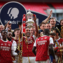 FA Cup'ı kazanan Arsenal'in teknik direktörü Arteta tarihe geçti