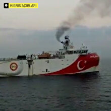 Oruç Reis sismik araştırma gemisinden ilk görüntüler geldi