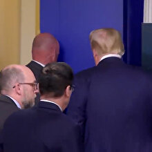 Beyaz Saray’da saldırı alarmı: Trump, basın toplantısından çıkarıldı