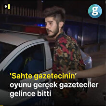 Sahte gazetecinin oyununu gerçek gazeteciler bozdu