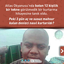 Atlas Okyanusu'nun ortasında inanılmaz bir kurtarma hikayesi