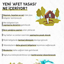 Yeni afet yasası için çalışmalar başladı