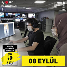 Bugün bilmeniz gereken 5 şey (8 Eylül 2020)