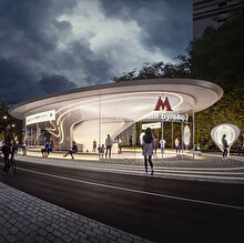 Zaha Hadid'den Moskova'nın kalbine metro istasyonu: Klenoviy Bulvarı İstasyonu 2