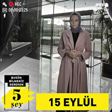 📌Bugün bilmeniz gereken 5 şey (15 Eylül 2020)