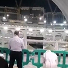 Kabe'de 7 ay sonra ilk cemaatle namaz