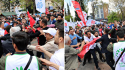  Memleket Partililer ile CHP'liler 1 Mayıs kutlamalarında birbirine girdi