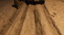 Çankırı sağanak ve dolu sonrası beyaza büründü