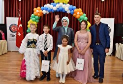 Turkey’s first lady visits orphanage in Astana