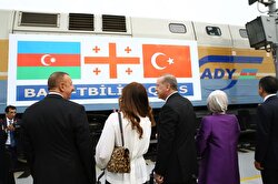 Train service linking Baku-Tbilisi-Kars launched