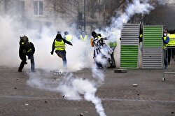 Police fired tear gas, stun grenades and water cannon in battles with 
