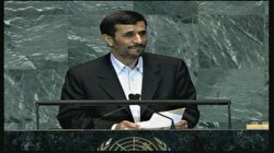 Ahmedinejad BM'de konuştu