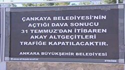 Akay kavşağı trafiğe kapatılıyor