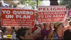 Arjantin'de işçi protestosu