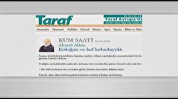 Başbakan dan Taraf a dava