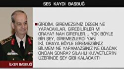 Kayıttaki ses Başbuğ'un
