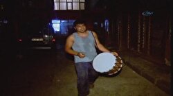 Davulcular iş başında
