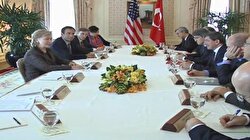 Davutoğlu-Clinton görüşmesi