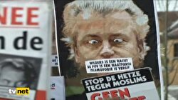Hollanda'da Wilders protesto edildi