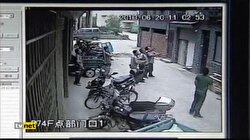 Düşen çocuk kurtarıldı