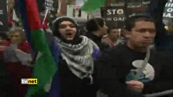 LONDRADA  GAZZE PROTESTOSU