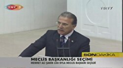 Şahin TBMM üyelerine teşekkür etti