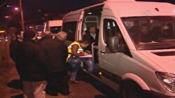 Korsan minibüslere baskın