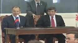 Davutoğlu Lavrov görüşmesi 