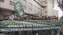 Libya'ya destek eylemi