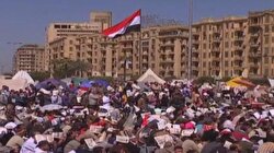 Tahrir'de kutlama