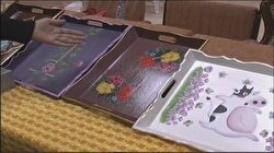 Çöplerden sanat yaptılar