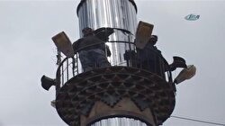 Minarede telefon sohbeti
