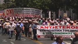 Yunanistan'da protesto