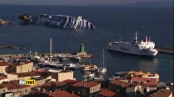 İTALYA'DA KARAYA OTURAN GEMİ