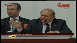 CUMHURBAŞKANI SEÇİM KANUN GÖRÜŞMELERİ TARTIŞMALI GEÇİYOR