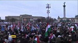 MACARİSTANDA HÜKÜMET YANLILARI GÖSTERİ YAPTI