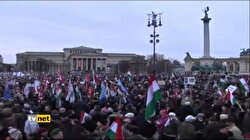 MACARİSTANDA HÜKÜMET YANLILARI GÖSTERİ YAPTI