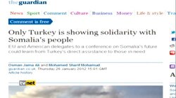 TÜRKİYE'YE SOMALİ ÖVGÜSÜ